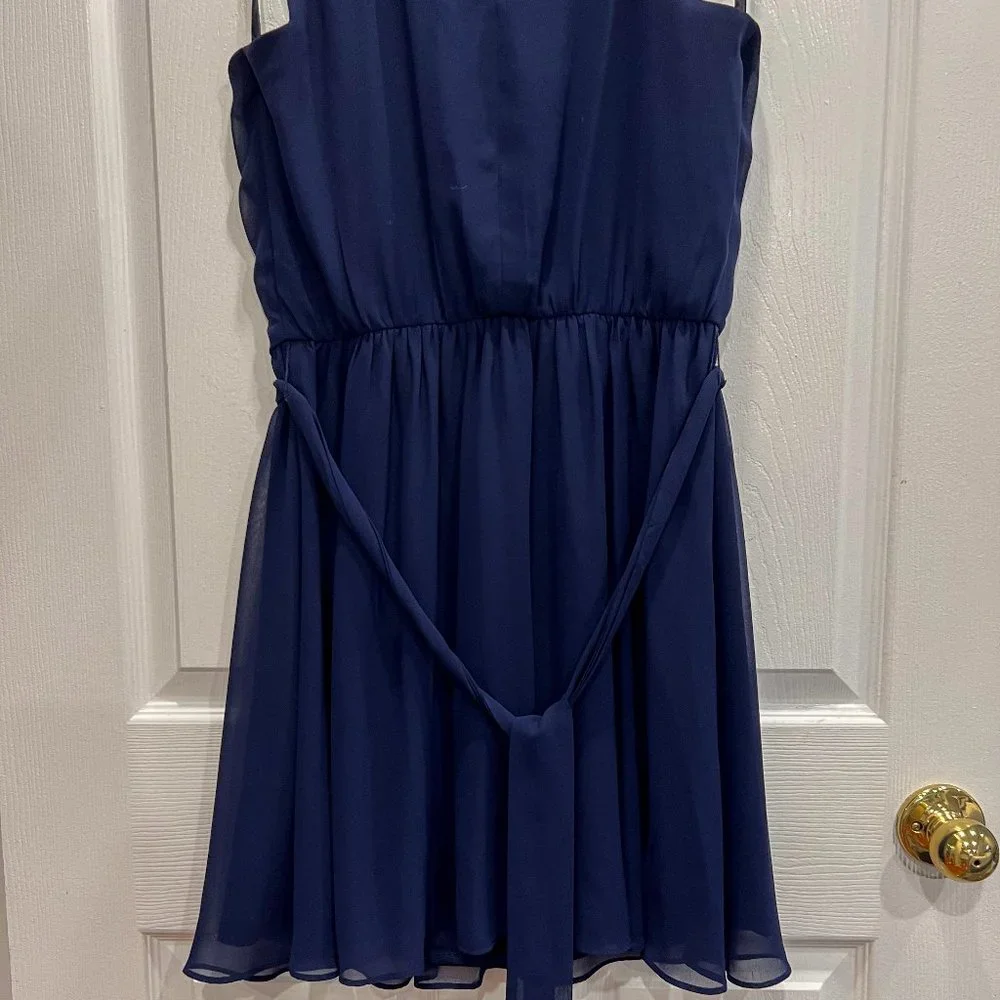 Iz Byer Scalloped Edge A-Line Dress, Size L - Picture 4 of 7